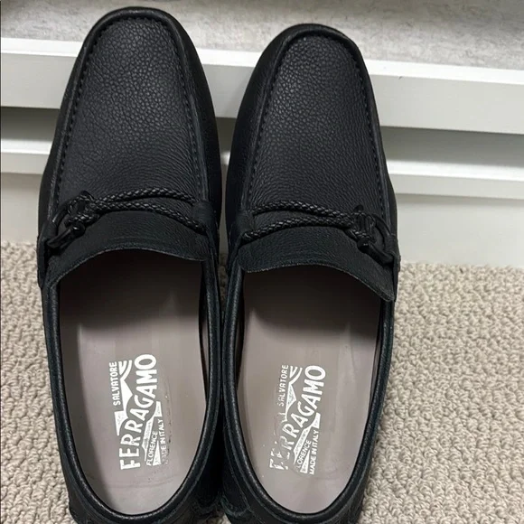 Salvatore Ferragamo Black Loafers Slip-On Elegance Salvatore Ferragamo | Shoes | Salvatore Ferragamo Black  main image 3